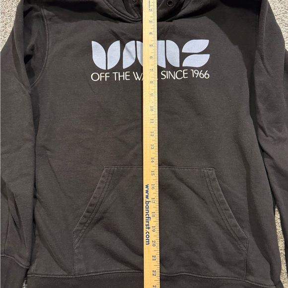 Off The Wall Sweatshirt Men S Black Original Spell Out Logo Hoodie Pullover - Picture 5 of 9